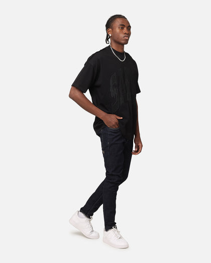 Saint Morta Outlaw Xweave Boxy T-Shirt Black
