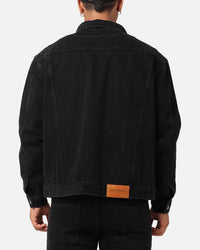 Saint Morta Denim Trucker Jacket Washed Black