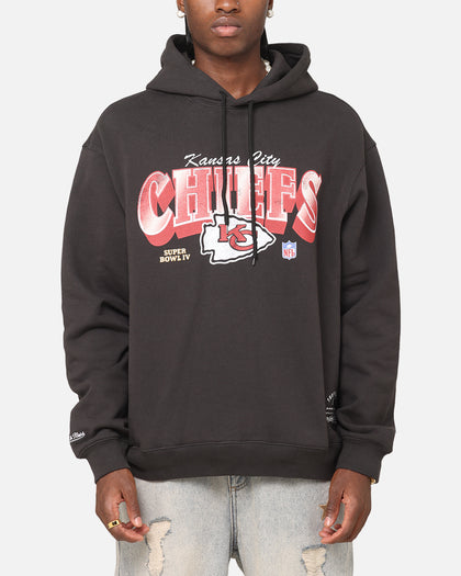 Mitchell & Ness Kansas City Chiefs Arch Hoodie Faded Black