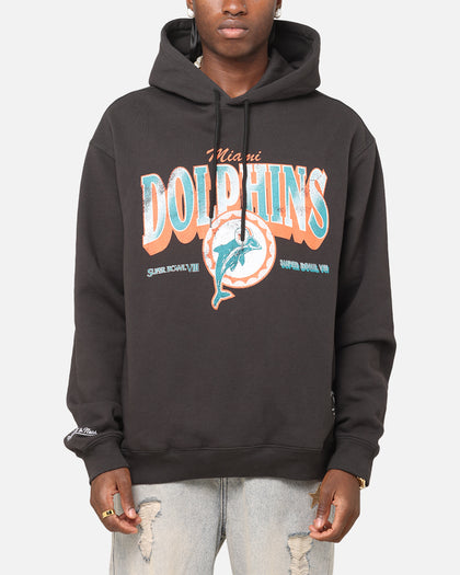 Mitchell & Ness Miami Dolphins Arch Hoodie Faded Black