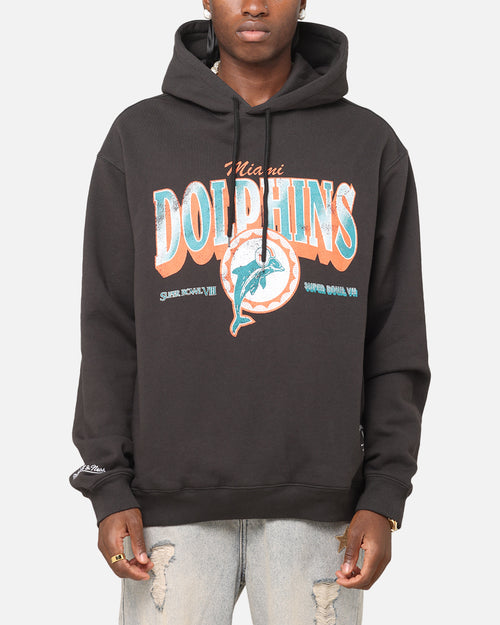 Mitchell & Ness Miami Dolphins Arch Hoodie Faded Black
