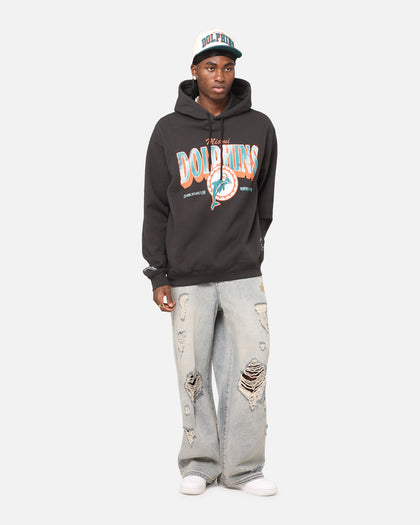 Mitchell & Ness Miami Dolphins Arch Hoodie Faded Black