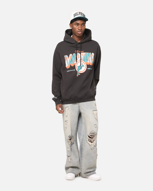 Mitchell & Ness Miami Dolphins Arch Hoodie Faded Black