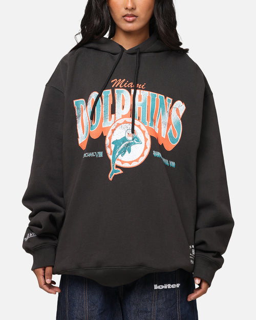 Mitchell & Ness Miami Dolphins Arch Hoodie Faded Black