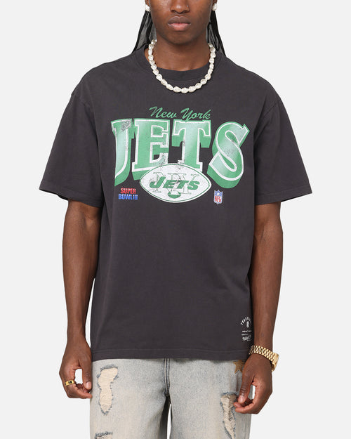 Mitchell & Ness New York Jets Arch T-Shirt Faded Black