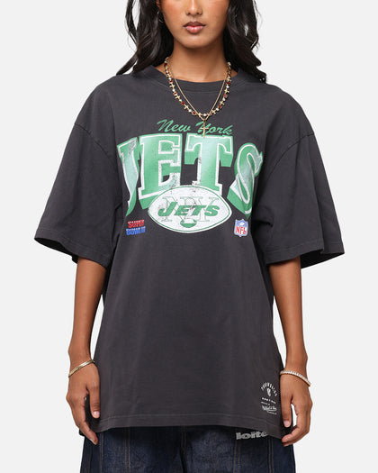 Mitchell & Ness New York Jets Arch T-Shirt Faded Black