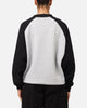 Carre Panel Raglan Crewneck Black/Grey Marle