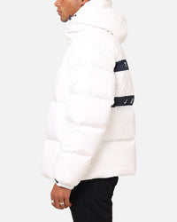 Tommy Jeans TJM Flag Back Puffer Jacket White