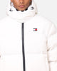 Tommy Jeans TJM Flag Back Puffer Jacket White