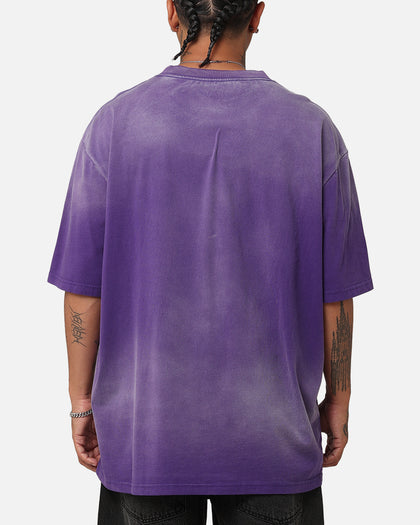 Tupac Makaveli Sunfade T-Shirt Sun Washed Blue