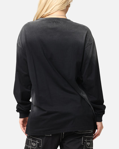 Guns N Roses Next Door To Hell Long Sleeve T-Shirt Washed Black