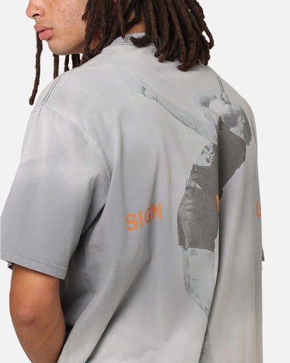 Post Malone Sign Me Up T-Shirt Sun Washed Blue