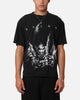 Goat Crew Alien Horror Vintage T-Shirt Black Acidwash