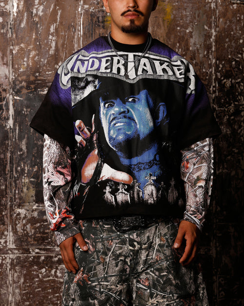 Loiter X WWE Undertaker Vintage T-Shirt Vintage Black