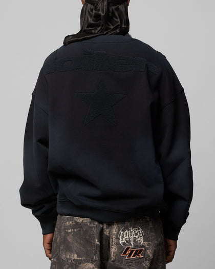 Loiter Premium Essentials Crewneck Washed Black