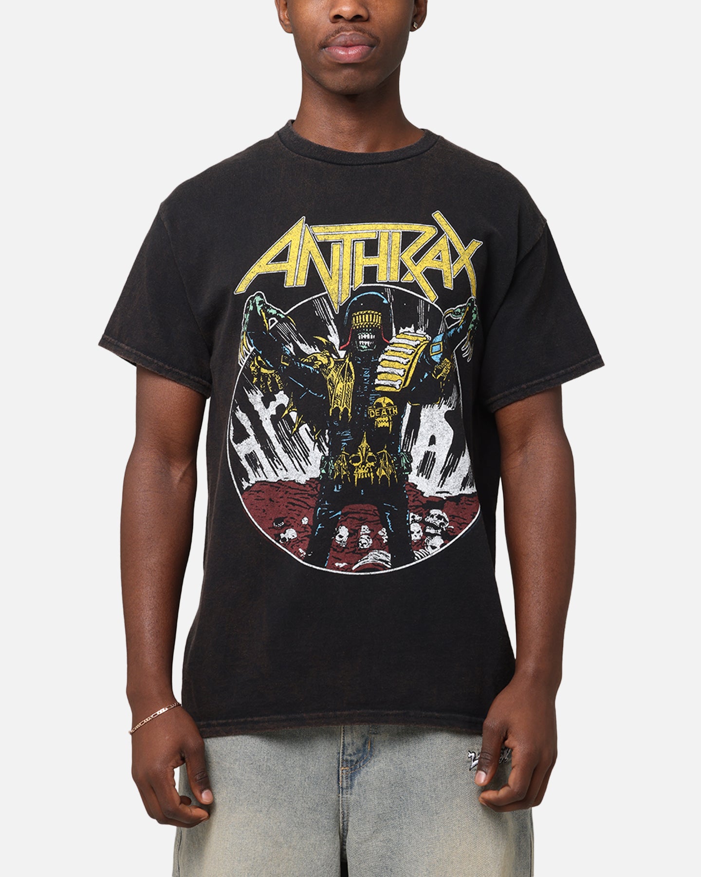 Anthrax ATL World Tour T-Shirt Black Vintage | Culture Kings NZ