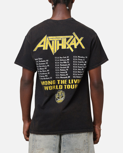 Anthrax ATL World Tour T-Shirt Black Vintage