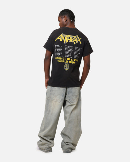 Anthrax ATL World Tour T-Shirt Black Vintage