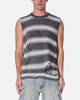 MNML Destroyed Pullover Shirt Black/White