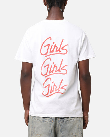 Motley Crue Girls Girls Girls T-Shirt White Vintage