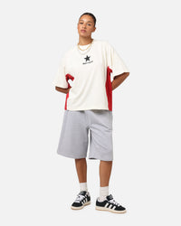 Loiter Daytona Panel T-Shirt White/Pink