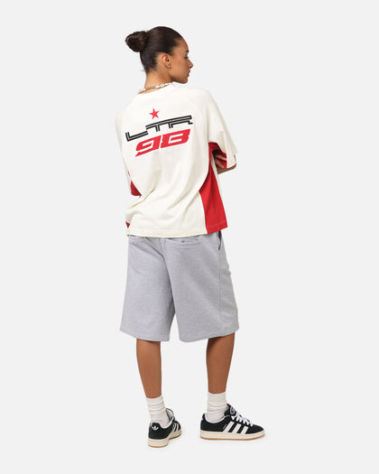 Loiter Daytona Panel T-Shirt White/Pink