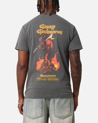 Ozzy Osbourne Ozzfest Helmet T-Shirt Faded Black