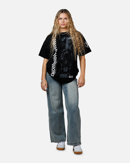 We Are The Wild Collective X Women's Mclaren 'Vegas Grad Prix 2024' T-Shirt Washed Black