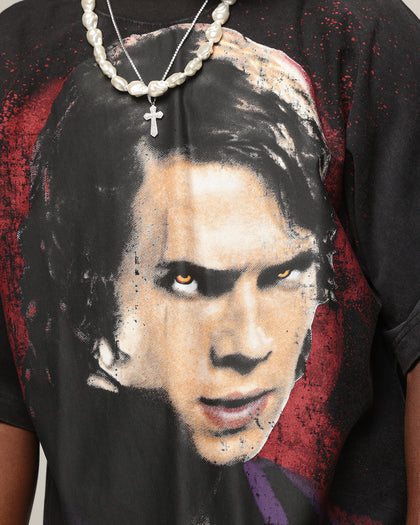 Loiter Star Wars Vader Boxy T-Shirt Washed Black