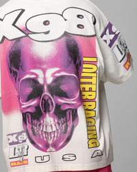 Loiter Racer Box T-Shirt Off White