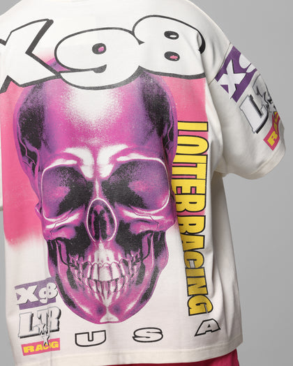 Loiter Racer Box T-Shirt Off White