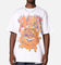 X-Large XL Burning T-Shirt Solid White