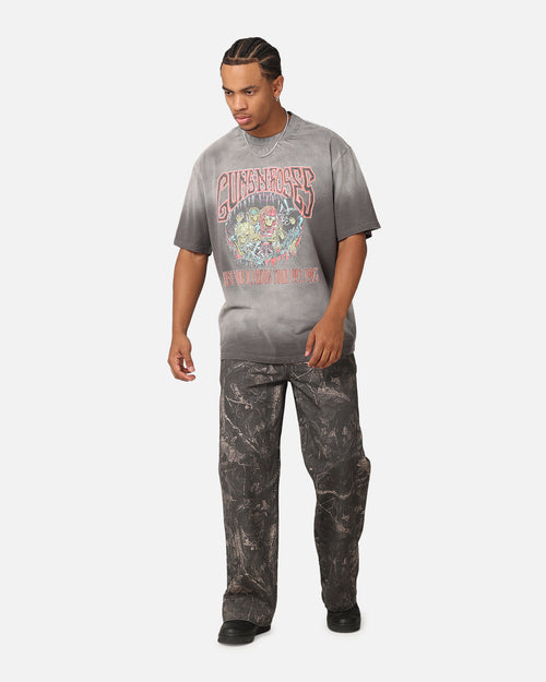 Guns N Roses Guns N Roses Sunfade T-Shirt Sun Washed Blue