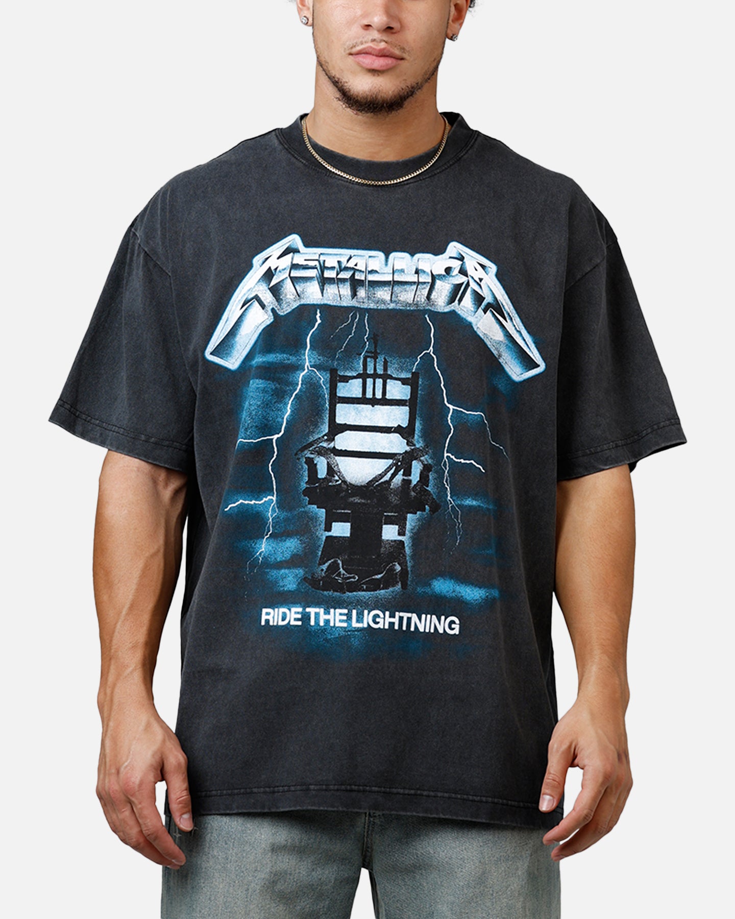 Merch Traffic Metallica RTL T-Shirt Washed Black | Culture Kings NZ