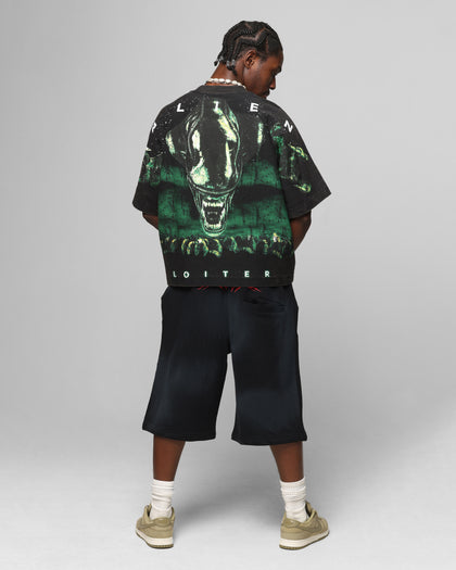 Loiter Alien Boxy T-Shirt Washed Black
