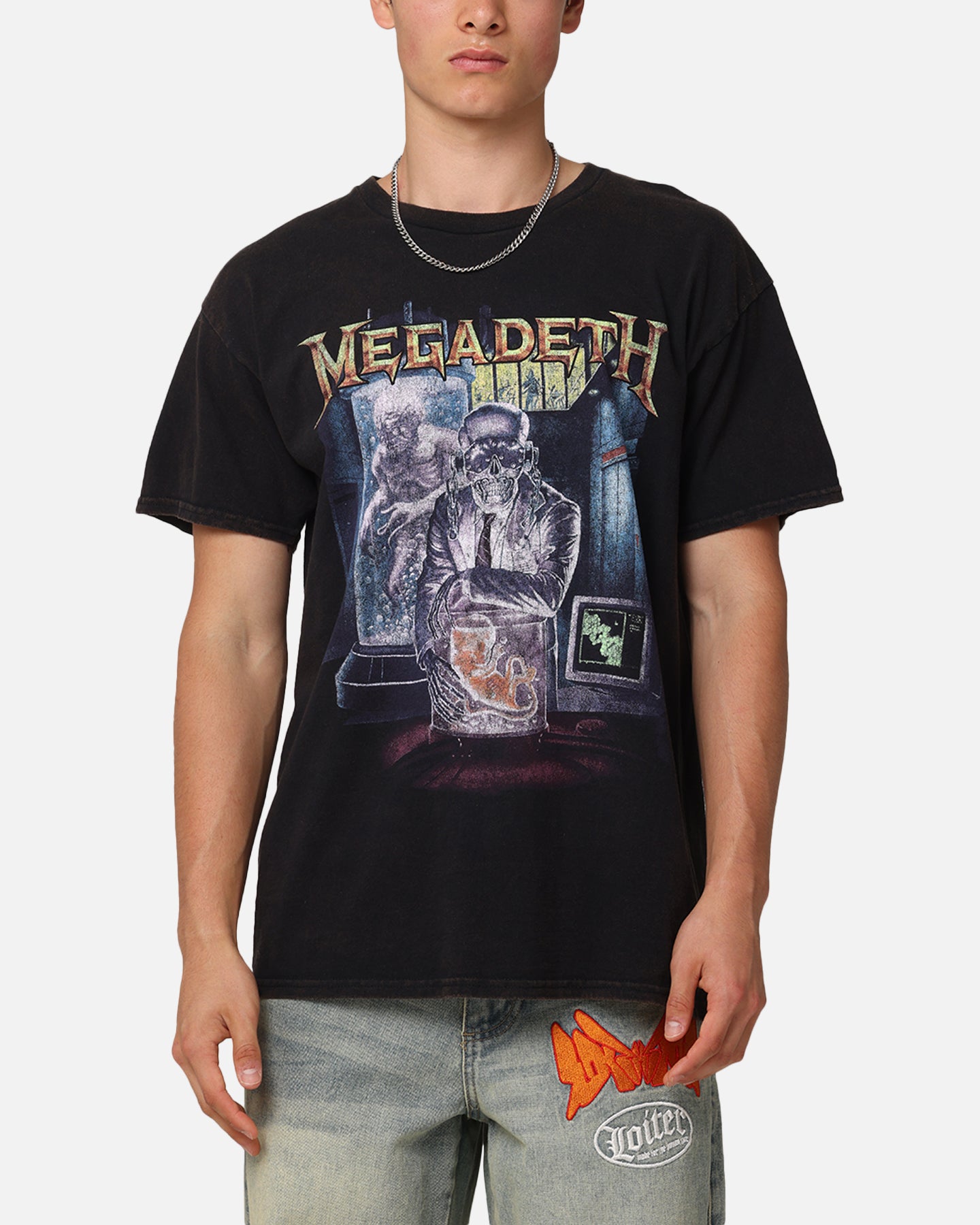 Megadeth Embryo Vintage T-Shirt Black Vintage | Culture Kings NZ