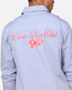 Carre Dice Club Long Sleeve Button Up Shirt Pinstripe