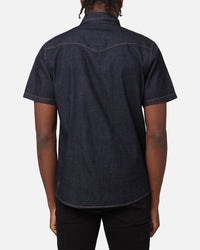 Saint Morta Rodeo Denim Shirt Dark Indigo