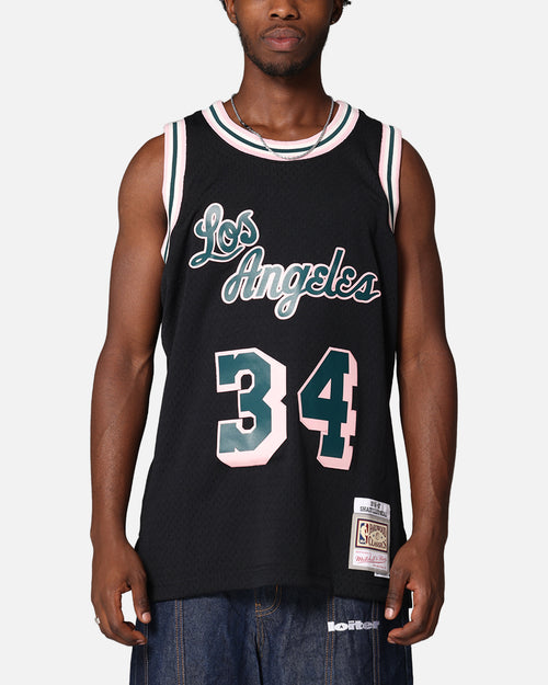 Mitchell & Ness Los Angeles Lakers Shaquille O'Neal 'Deep Emerald' Swing Jersey Black