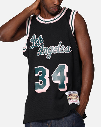 Mitchell & Ness Los Angeles Lakers Shaquille O'Neal 'Deep Emerald' Swing Jersey Black