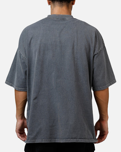 The Anti Order Alien Mock Neck T-Shirt Washed Charcoal
