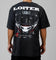 Loiter Formula Vintage T-Shirt Black Acidwash