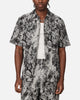 XXIII Denim Jacquard Button Up Shirt Black Denim