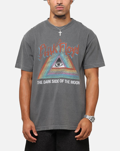 Pink Floyd Dark Side Rainbow T-Shirt Faded Black