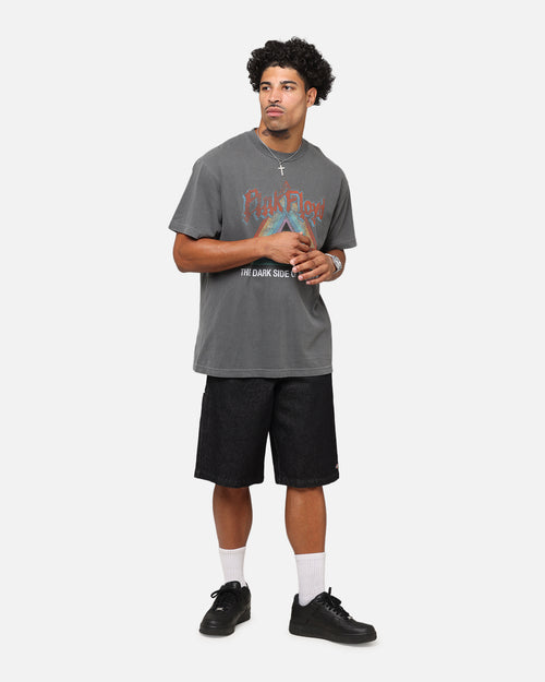 Pink Floyd Dark Side Rainbow T-Shirt Faded Black