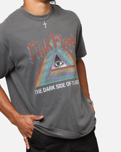 Pink Floyd Dark Side Rainbow T-Shirt Faded Black