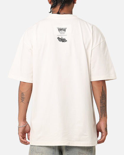 Goat Crew X Teenage Mutant Ninja Turtles Leonardo X Sofles Vintage T-Shirt Off White