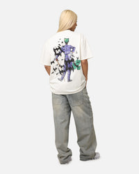 American Thrift X DC Batman The Joker Cane Heavy T-Shirt Off White