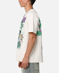 American Thrift X DC Batman The Joker Rings Heavy T-Shirt Off White