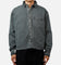 MNML Washed Denim Long Sleeve Button Up Shirt Washed Black